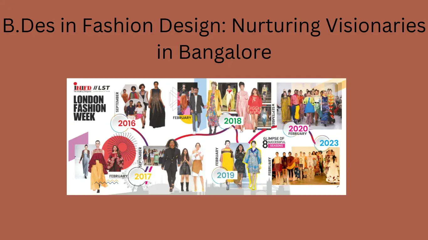 B.Des in Fashion Design: Nurturing Visionaries in Bangalore